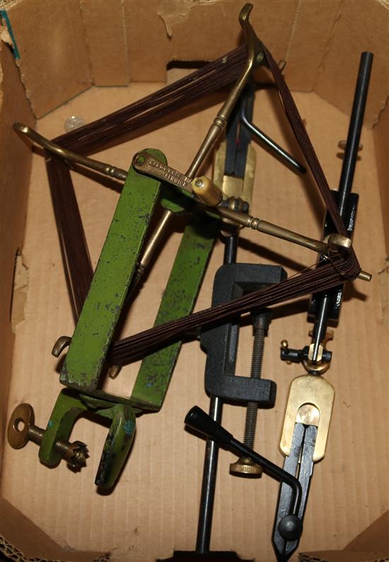 Hardys line dryer for fishing reels and fly clamps